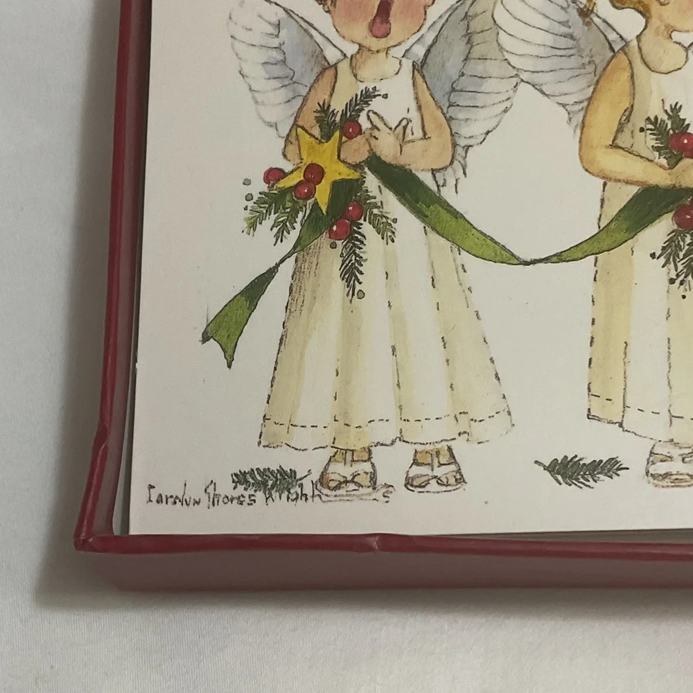 Angel Christmas Card Set ( 11 cards and envelopes)